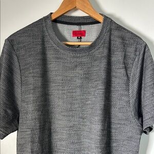 Killion Men's Gray T-Shirt Long-Line with Pockets